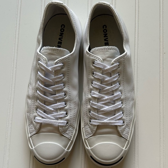 Converse Jack Purcell Leather Low Top Sneakers - Picture 2 of 6